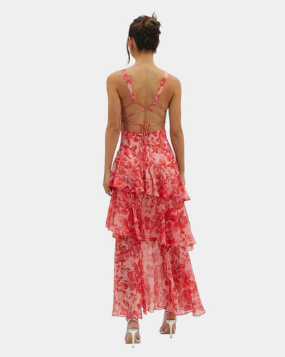 Isa | Robe maxi florale élégante