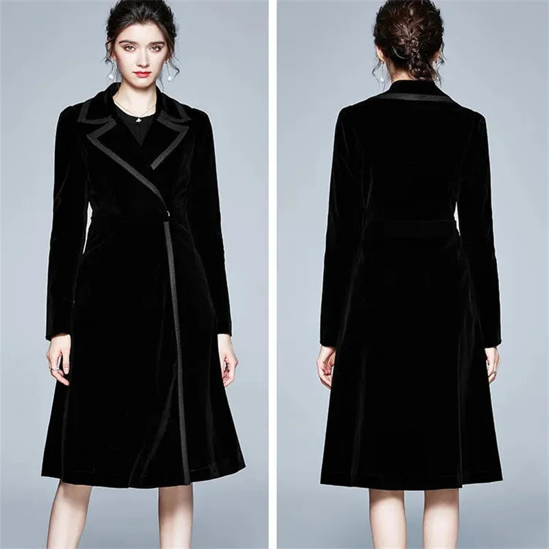 Séraphine | Manteau long en velours