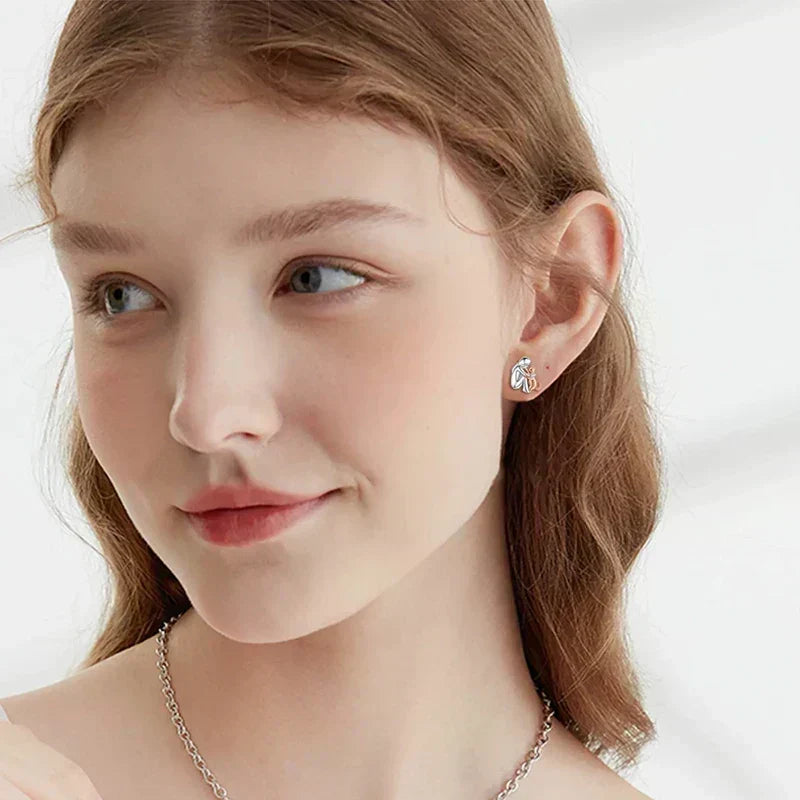 Aveline™ | Boucles d'Oreilles Icône Chat