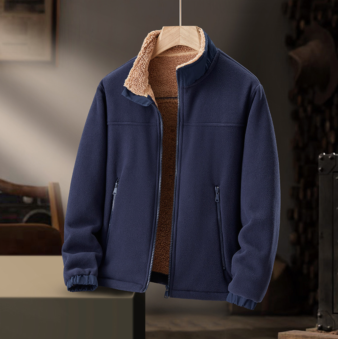 Luce - Veste Zippée à Col Peluche