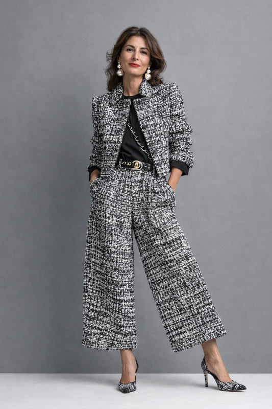 Ségolène | Ensemble en Tweed pour les Jours Frais
