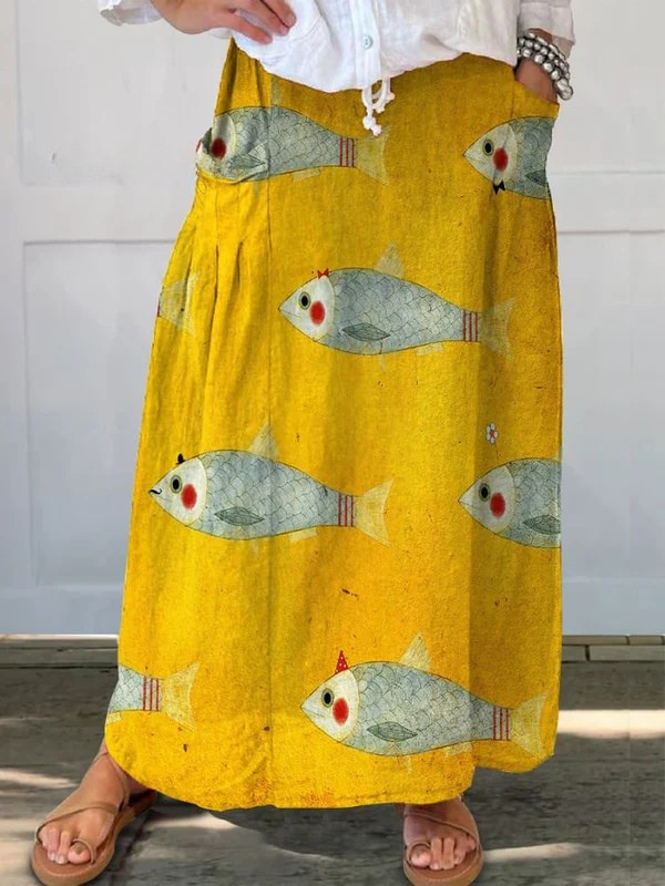 Clotilde™ | Jupe Légère à Motifs