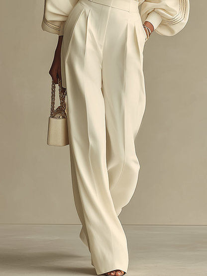 Annabelle | Ensemble Côtelé avec Pantalon Large