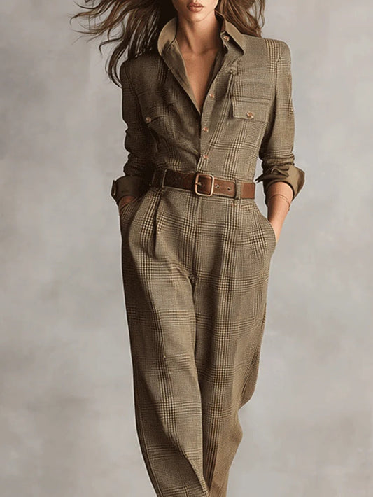 Mirabelle | Combinaison en Tweed pour Femme