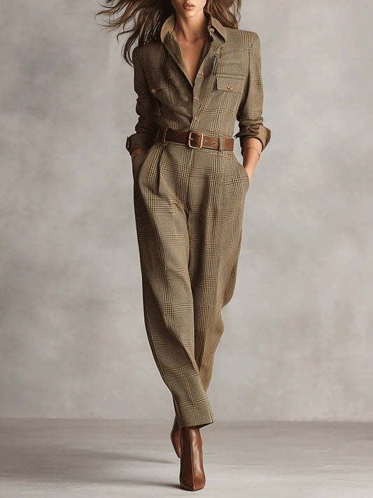 Mirabelle | Combinaison en Tweed pour Femme