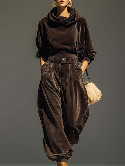 Capucine | Ensemble Ample en Velours