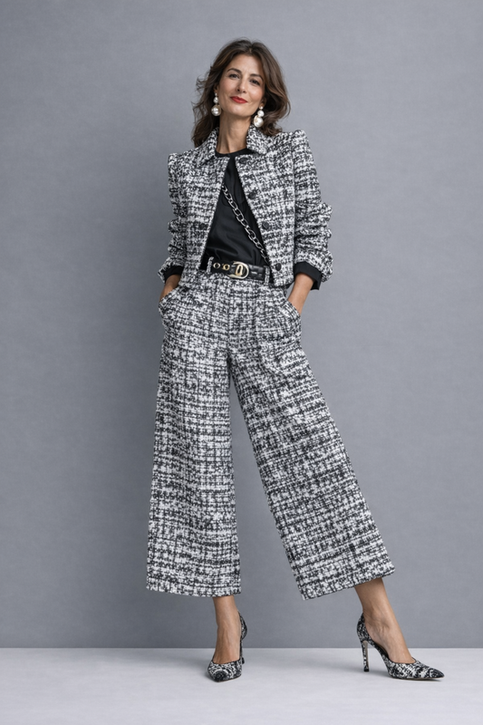 Ségolène | Ensemble en Tweed pour les Jours Frais