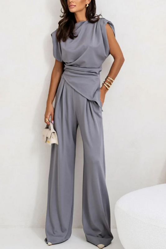 Élise | Ensemble Élégant Haut et Pantalon