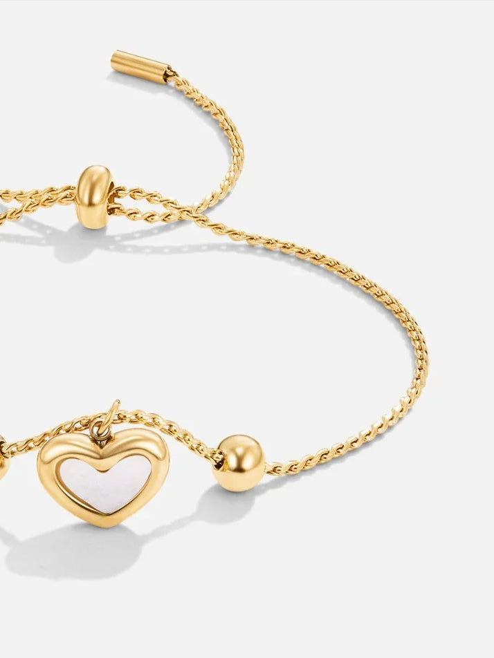Yvette | Armband med evigt hjärta, guld
