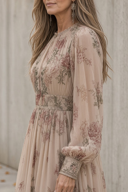 Louise | Robe Maxi Fleurie