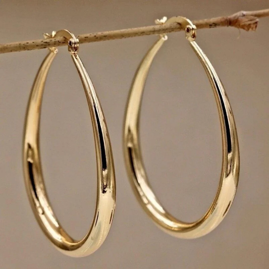 Victorine™ | Boucles d'Oreilles Dorées Vintage Exclusives