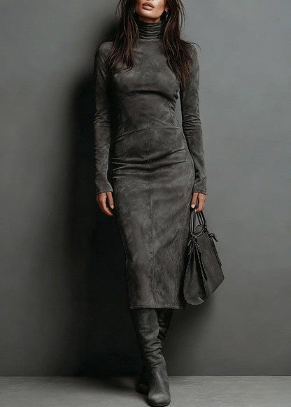 Sara | Robe Midi en Velours
