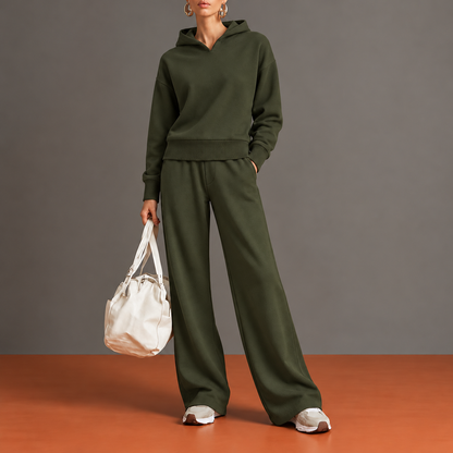 Clothilde - Ensemble à Capuche et Pantalon Large