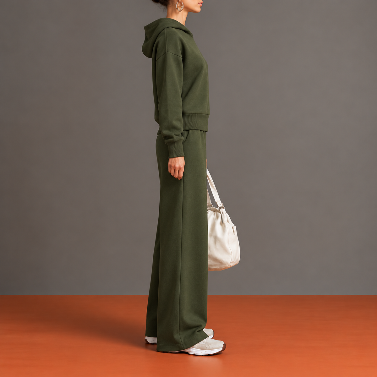 Clothilde - Ensemble à Capuche et Pantalon Large