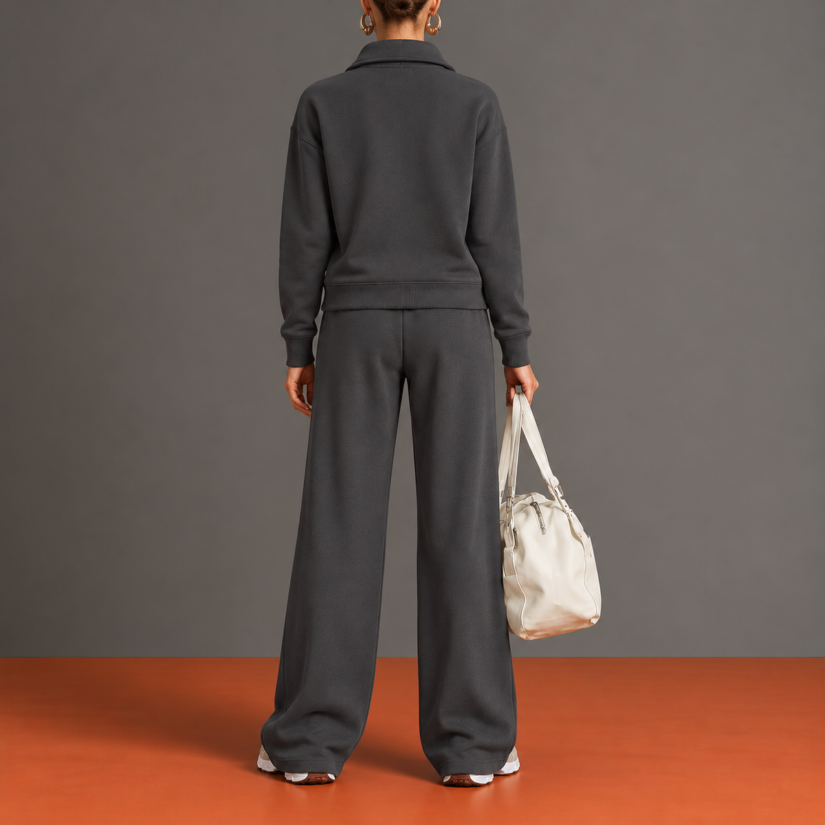 Jehanne - Ensemble Demi-Zip et Poche Kangourou