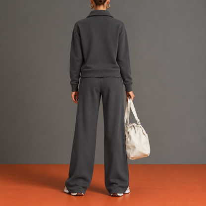 Jehanne - Ensemble Demi-Zip et Poche Kangourou