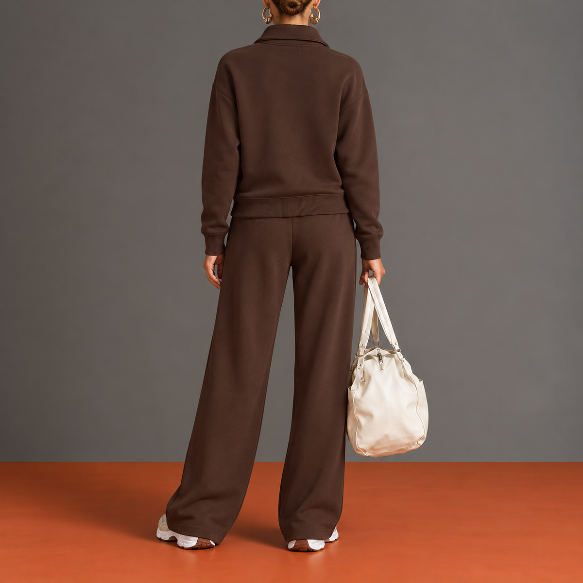Jehanne - Ensemble Demi-Zip et Poche Kangourou