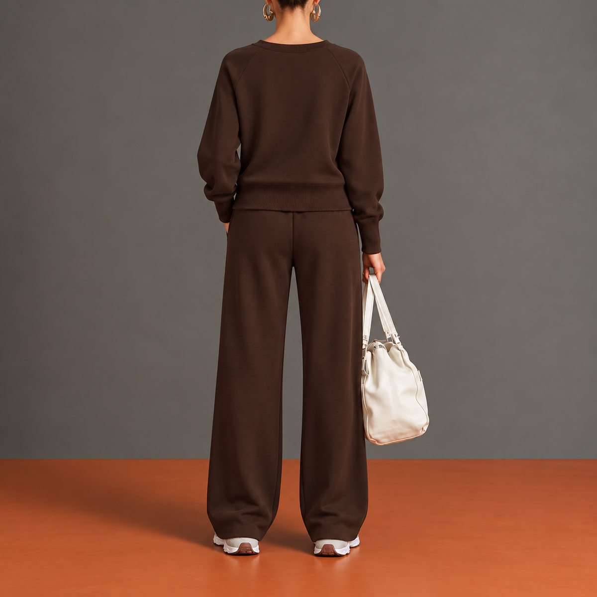 Marjolaine - Ensemble Encolure Large Arrondie et Manches Raglan