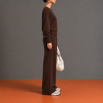 Marjolaine - Ensemble Encolure Large Arrondie et Manches Raglan