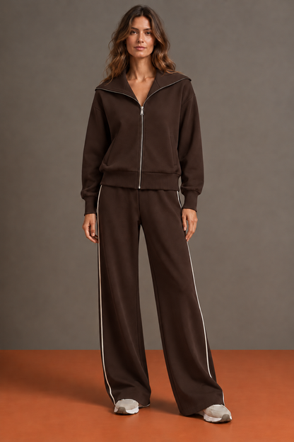Béatrice - Ensemble Col Marin et Pantalon Large