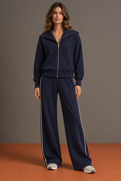 Béatrice - Ensemble Col Marin et Pantalon Large