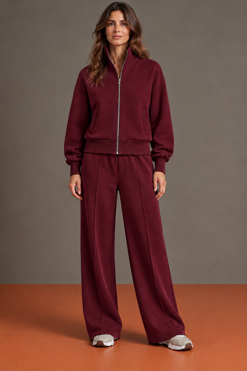 Victoire - Ensemble Bomber et Pantalon à Pli
