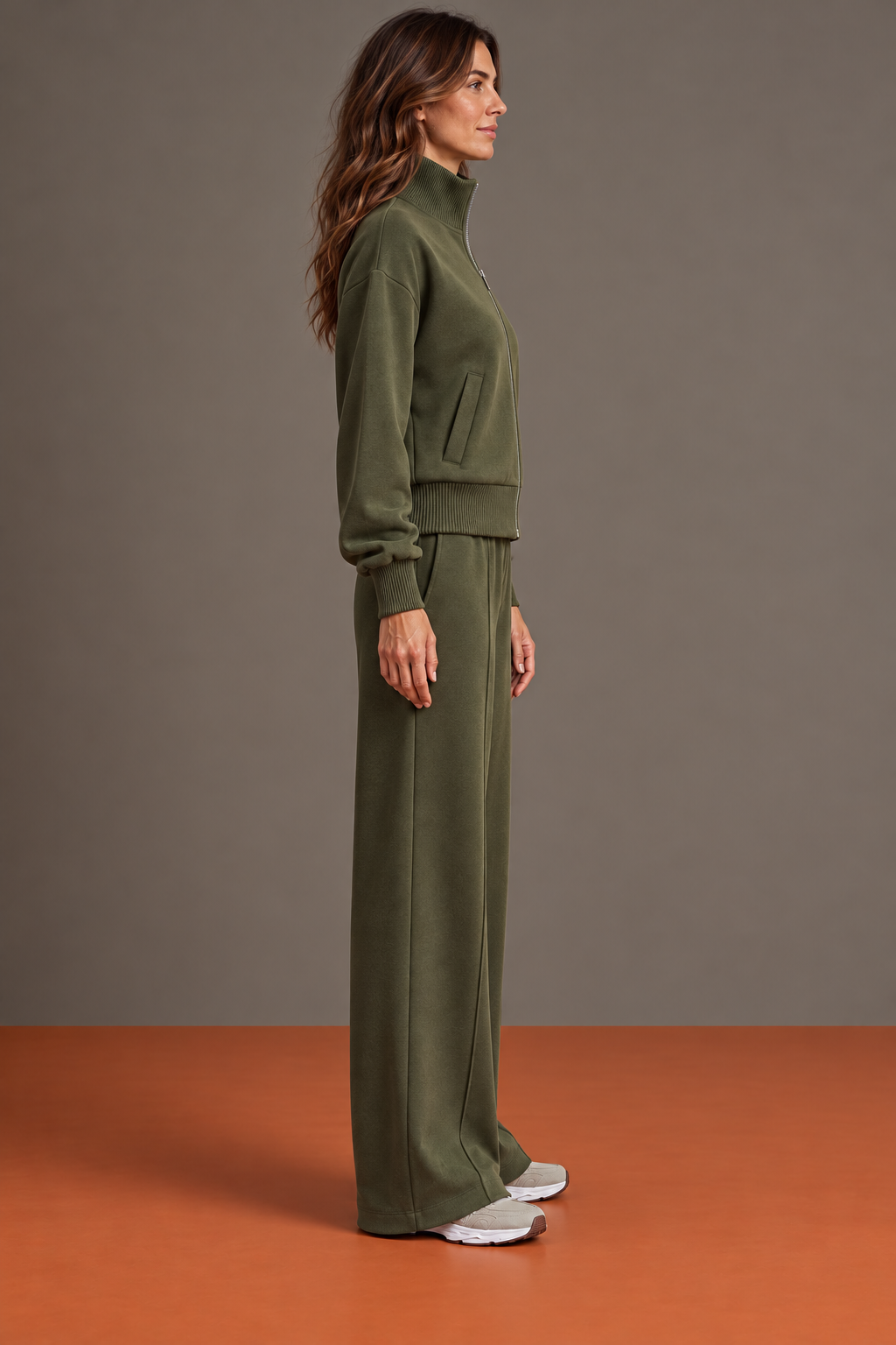 Victoire - Ensemble Bomber et Pantalon à Pli