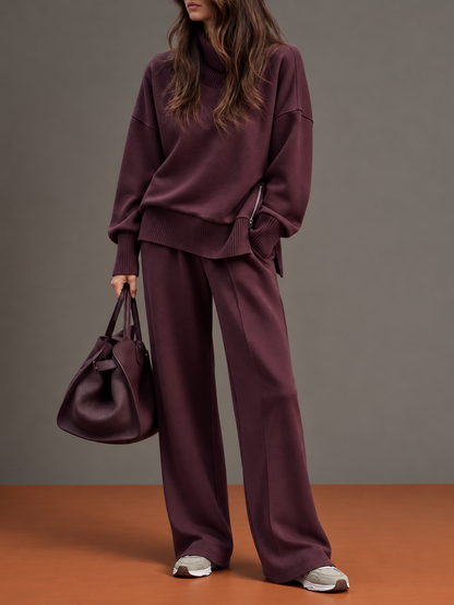 Séverine - Ensemble Sweat Ample et Pantalon Droit