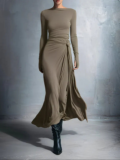 Renee | Robe Maxi Drapée
