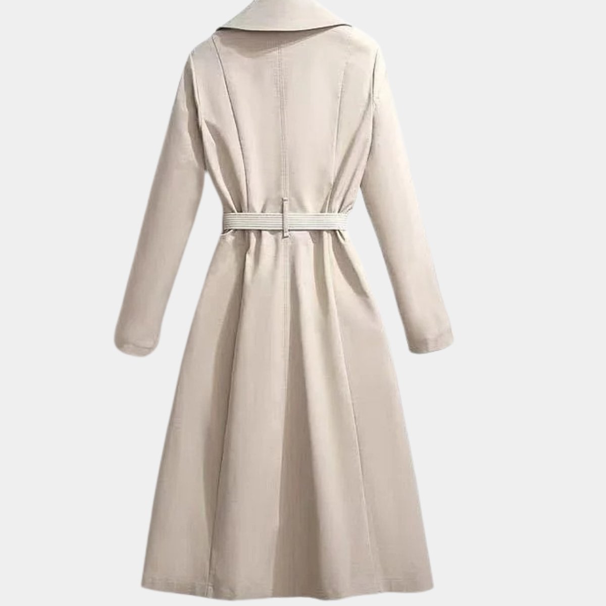 Fleurine - Trench Mi-Long Classique Ceinturé