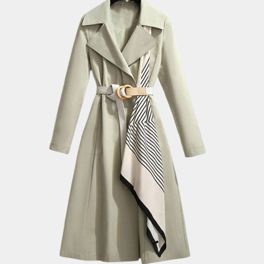 Clarisse | Trench Midi Classique Ceinturé