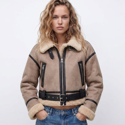 Véronique | Blouson Aviateur Court