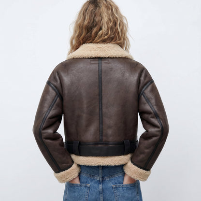 Véronique | Blouson Aviateur Court