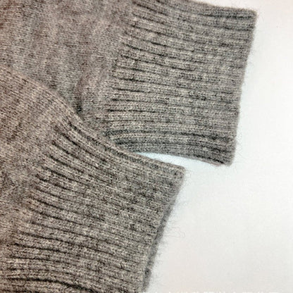 Ursule - Gilet en Maille à Capuche Ouvert