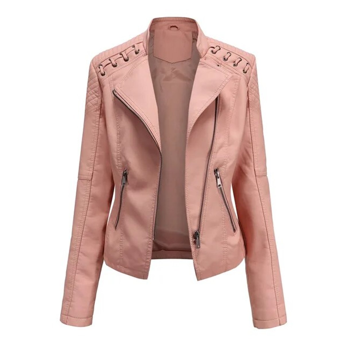 Valentine | Blouson Style Moto Zippé