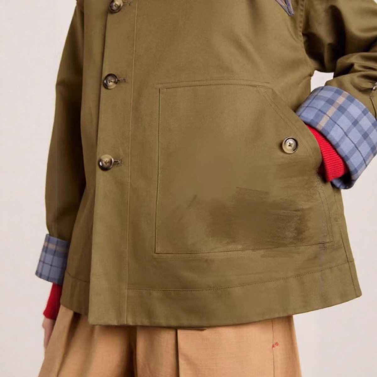 Anne-Sophie - Manteau Utilitaire Oversize Croisé