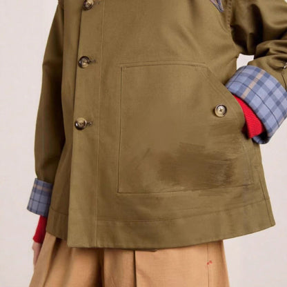 Anne-Sophie - Manteau Utilitaire Oversize Croisé