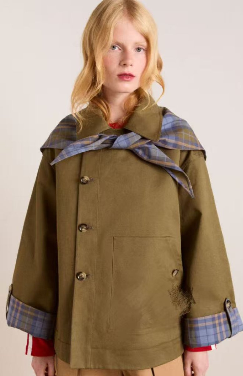 Anne-Sophie - Manteau Utilitaire Oversize Croisé