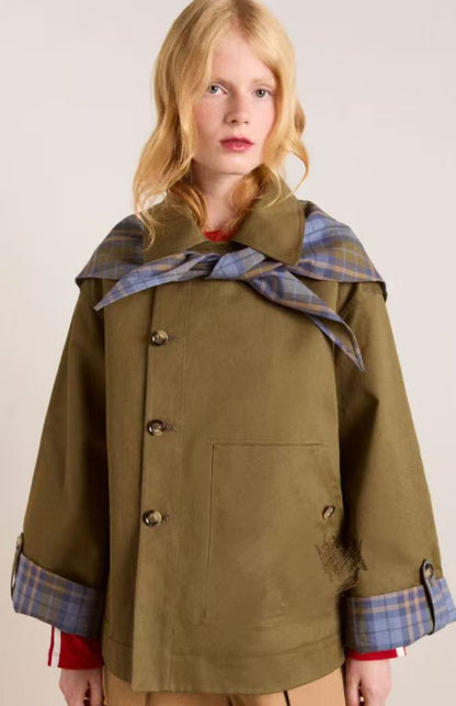 Anne-Sophie - Manteau Utilitaire Oversize Croisé