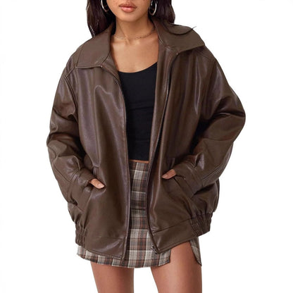 Nicole | Blouson Bomber Décontracté Zippé
