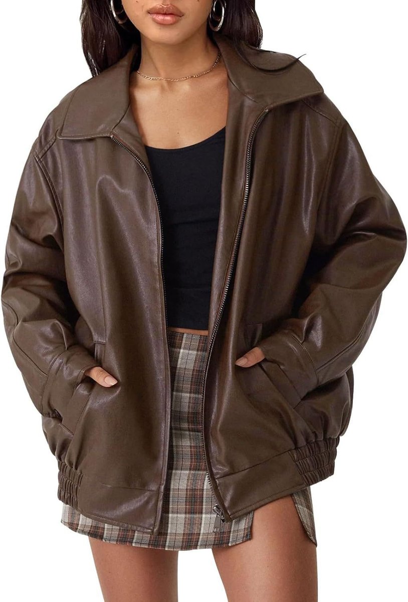 Nicole | Blouson Bomber Décontracté Zippé