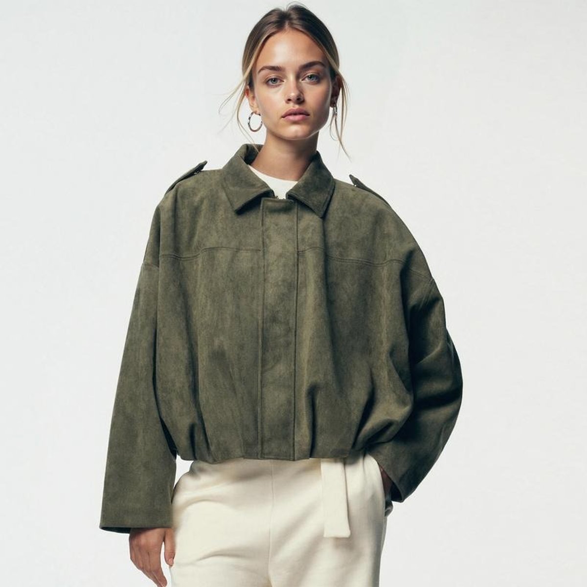 Louise | Blouson Bomber Oversize Décontracté