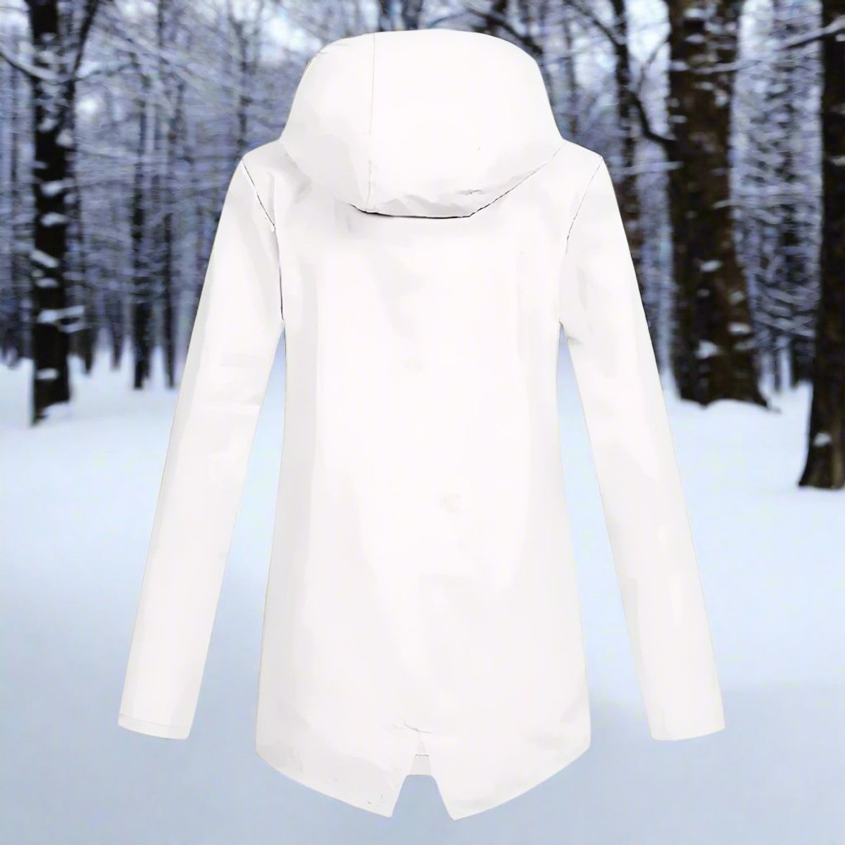 Lorraine | Imperméable Long à Capuche
