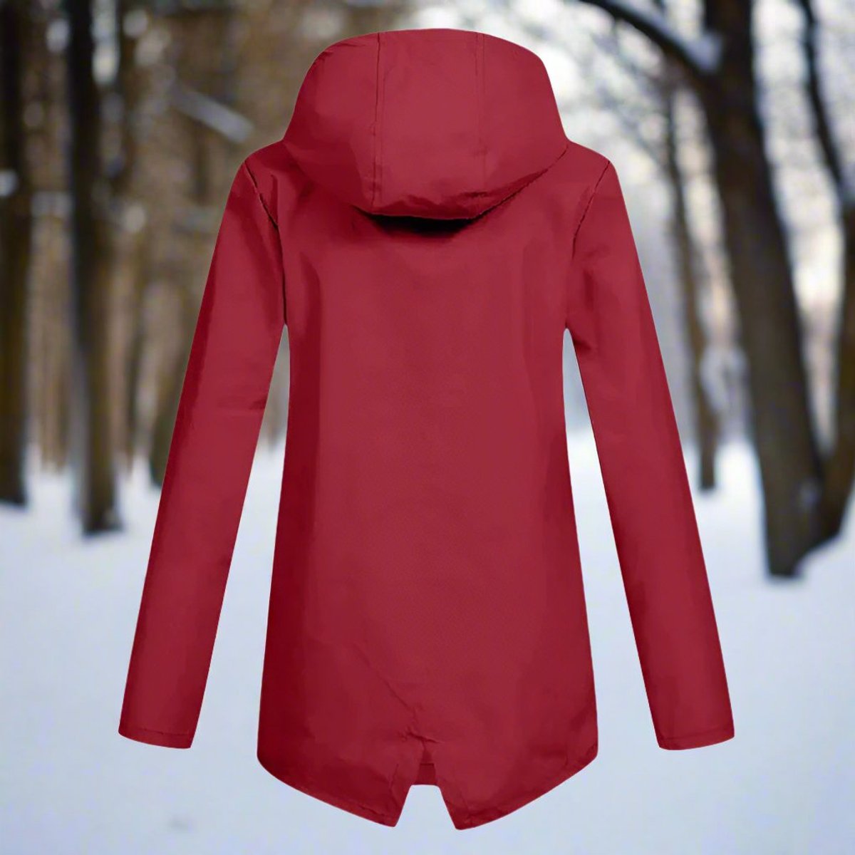 Lorraine | Imperméable Long à Capuche