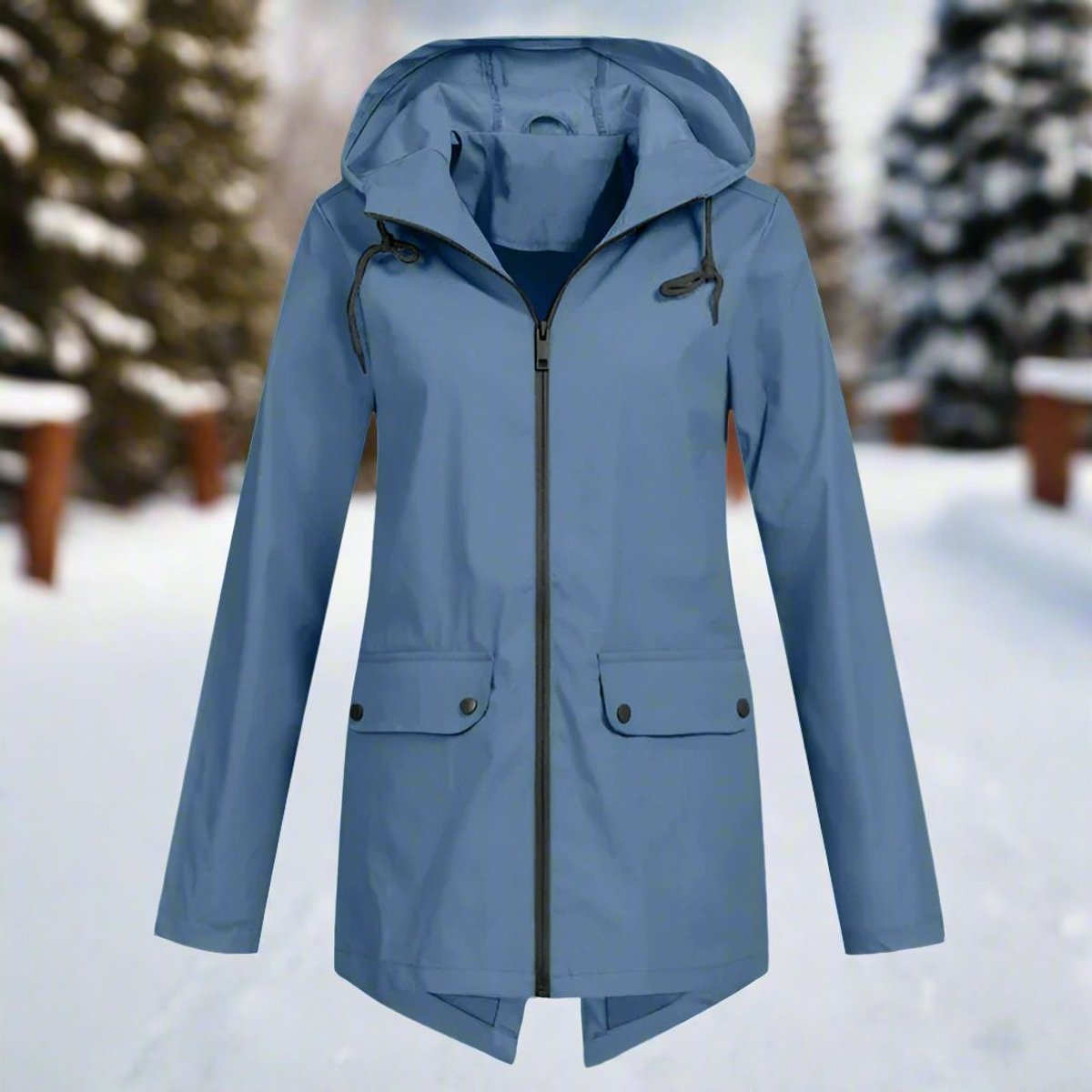 Marie-Claire - Imperméable Long à Capuche