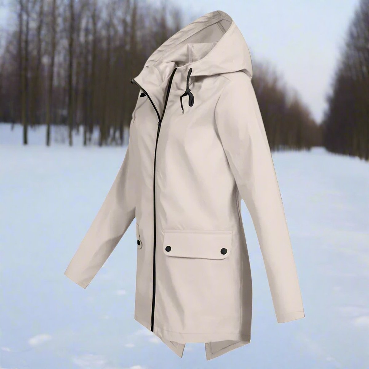 Marie-Claire - Imperméable Long à Capuche