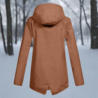 Lorraine | Imperméable Long à Capuche
