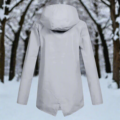 Lorraine | Imperméable Long à Capuche